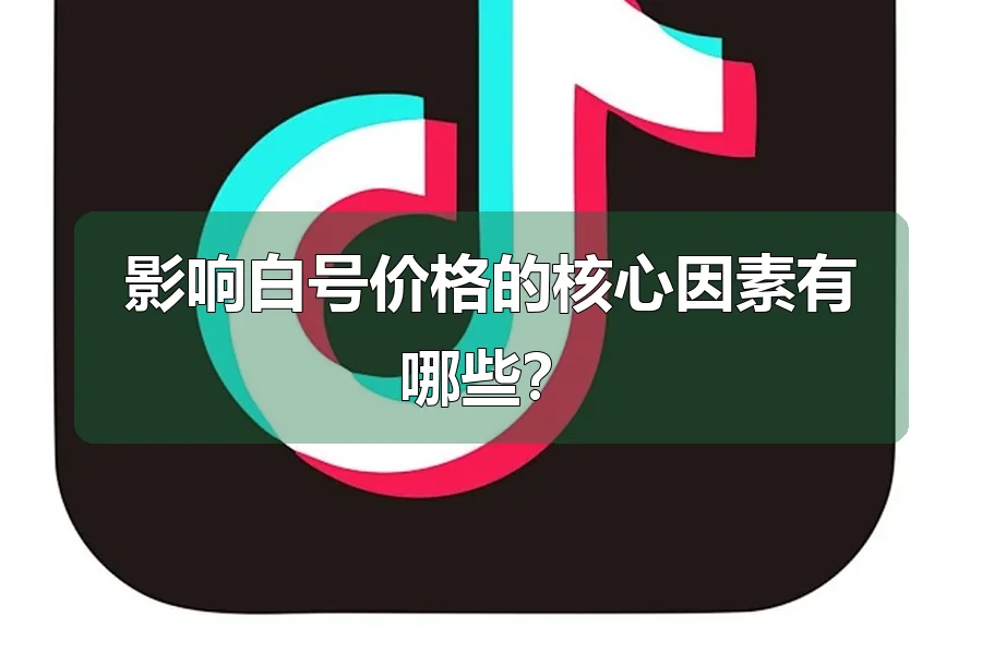 影响白号价格的核心因素有哪些?